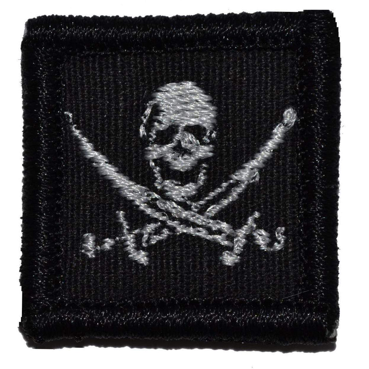 Tactical Gear Junkie Pirate Jolly Roger 1x1 Patch in Black