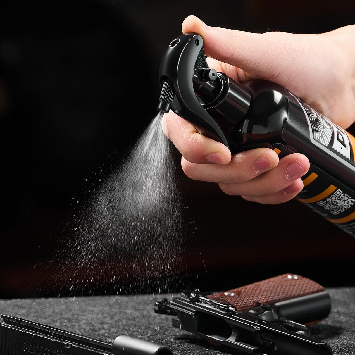 3 in 1 Gun Cleaning Kit with 8 fl oz Fine Mist Sprayer & 1 fl oz Needle Oiler, alternate view 7