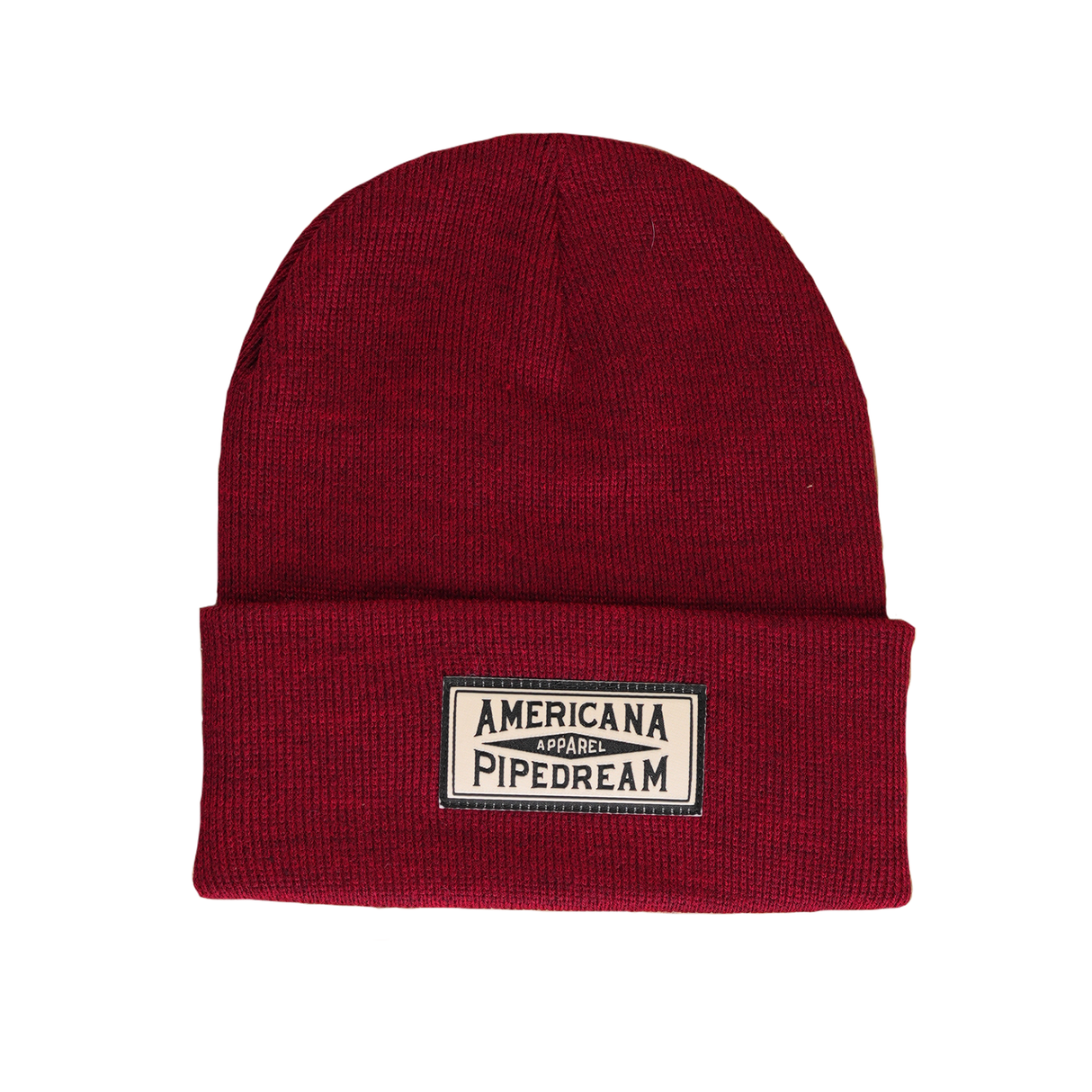The AP Knit Beanie - Acrylic in Clay Brown, alternate view 5