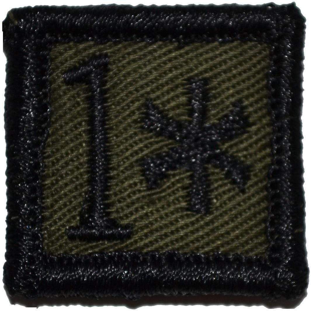 1* One Ass to Risk - 1x1 Patch in Coyote Brown w/ Black, alternate view 4