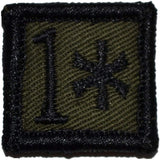 1* One Ass to Risk - 1x1 Patch in Coyote Brown w/ Black, alternate view 4