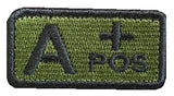 Embroidered Tactical Blood Type Patch Essential Velcro ID for First Responders, No.5, alternate view 13