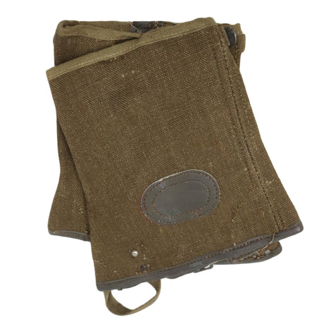 Vintage Italian Military Gaiters, With Laces, 2, alternate view 2