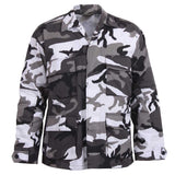 Poly Cotton Twill BDU Shirt in Metro, alternate view 2