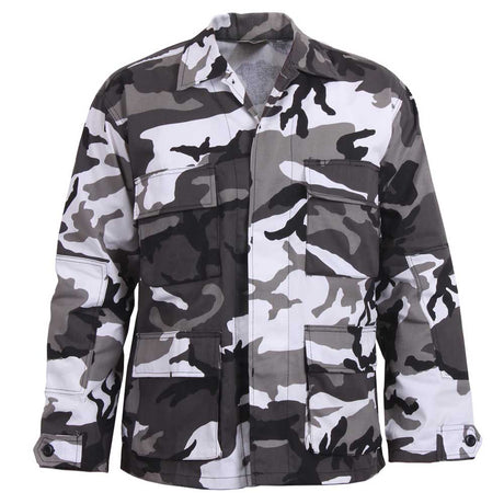 Poly Cotton Twill BDU Shirt in Metro, alternate view 2