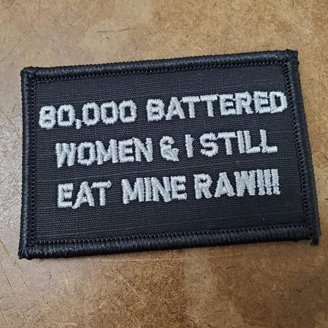 Tactical Gear Junkie Battered Women Raw 2x3 Patch