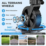 Collapsible Wagon Cart Foldable with 300lbs Load-Bearing, Heavy Duty Folding Wagons Carts with All Terrain Wheels, Utility