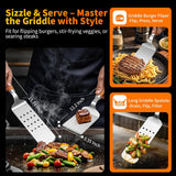 16 Inch Grilling Accessories Set, Heavy Duty Stainless Steel BBQ Accessories Tools and Grill Accessories for Outdoor Grill