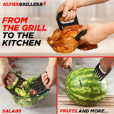 Alpha Grillers Meat Shredder Claws - Grilling Accessories Gifts for Men Dad Him Husband Son Boyfriend Birthday - BBQ