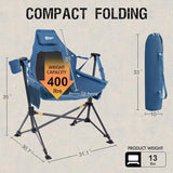 Portal Heated Hammock Camping Chair, Portable Outdoor Swinging Chairs, Rocking Chair for Adults with Adjustable Back and