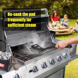 GRILLART SteamWizards Grill Brush Bristle Free, Safe BBQ Grill Brush for Outdoor Grill, Flat Top Grill Cleaner with