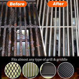 Grill Brush for Outdoor Grill, Bristle Free Steam Grill Brush with Scraper, BBQ Grilling Accessories BBQ Brush Non Metal