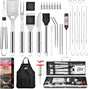 Kaluns Grilling Accessories, Dad Gifts for Christmas Grilling Gifts, Heavy Duty Stainless Steel Grill Set BBQ Grill