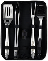 Pork Barrel BBQ Tool Set Grill Kit - Premium Stainless Steel BBQ Grill Accessories, Grilling Tools & BBQ Accessories for