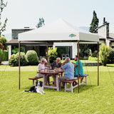 COBIZI 10x10 Pop Up Canopy Tent Heavy Duty with 4 Sidewall, Commercial Outdoor Easy Pop Up Gazebo for Party Wedding All