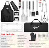 Kaluns BBQ Accessories, Complete Grill Set Grilling Gifts for Men Dad, 40 Pcs Premium Heavy Duty Stainless Steel Barbecue