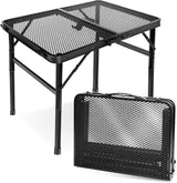 Small Folding Table, Easy for Storage, Compact and Portable Picnic Table for Grill, Outdoor Camping, Garden, Patio, Dining,