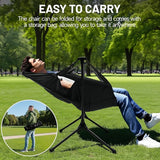 Himalaya Hammock Camping Chair, Swinging Portable Folding Camp Chairs for Adults Heavy Duty Foldable Oversized Rocker with