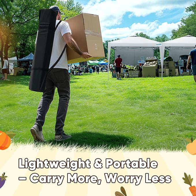 Quictent 10x10 Pop Up Canopy Tent, Instant Setup Gazebo for 1 Person, Portable & Compact, Waterproof & UV Protection, Ideal