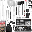 Kaluns BBQ Accessories, Complete Grill Set Dad Gifts for Christamas, 40 Pcs Premium Heavy Duty Stainless Steel Barbecue