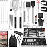Kaluns BBQ Accessories, Complete Grill Set Dad Gifts for Christamas, 40 Pcs Premium Heavy Duty Stainless Steel Barbecue