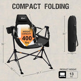 Portal Hammock Camping Chair, Portable Outdoor Swinging Chairs, Rocking Chair for Adults with Adjustable Back and Height for