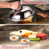 128 PCS Griddle Accessories Kit - Premium Flat Top Grill Accessories Set for Blackstone & Camp Chef, Stainless Steel BBQ