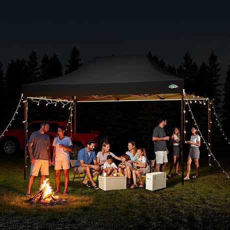 COBIZI 10x15 Pop Up Canopy Tent Heavy Duty Without Sidewall, Commercial Outdoor Easy Pop Up Gazebo for Party Wedding All