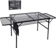 Nice C Folding Grill Table, Camping Table, Tailgate Tables, Grill Tables, Outdoor, Metal Folding Adjustable Height&Width,