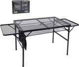 Nice C Folding Grill Table, Camping Table, Tailgate Tables, Grill Tables, Outdoor, Metal Folding Adjustable Height&Width,