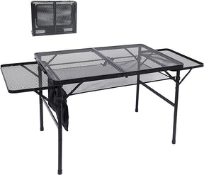 Nice C Folding Grill Table, Camping Table, Tailgate Tables, Grill Tables, Outdoor, Metal Folding Adjustable Height&Width,
