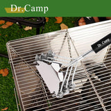 2 PCS Stainless Steel BBQ Grill Brush,BBQ Brush,Grill Scraper, Grill Brush for Outdoot,Grill Cleaning Brush, Barbecue Tool