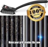 GRILLART SteamWizards Grill Brush Bristle Free, Safe BBQ Grill Brush for Outdoor Grill, Flat Top Grill Cleaner with