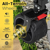 Sekey 48''L Collapsible Foldable Extended Wagon with 440lbs Weight Capacity, Heavy Duty 300L Folding Utility Garden Cart