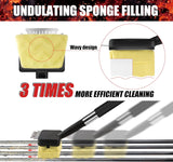 BBQ Grill Brush Bristle Free for Outdoor Grill, Replaceable Head Cleaning Brush, Steam Grate Cleaner, BBQ Cleaning Brush,
