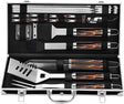 Grilljoy BBQ Accessories Grill Tools Set - 22PCS Stainless Steel Barbecue Grill Accessories for Outdoor Grill with Black