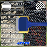 Grill Brush Bristle-Free with Replaceable Heat Resistant Kevlar Head Multi-Function Scraper BBQ Grilling Accessories, BBQ