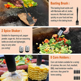 38PCS Griddle Accessories Kit, Professional Grill Tools Set for Outdoor Barbecue, Stainless Steel Griddle Spatula Set with