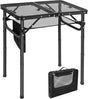 RedSwing Folding Grill Table, Lightweight Height Adjustable Aluminum Table with Mesh Desktop and Mesh Bag for Outdoor