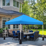 Amazon Basics Outdoor Pop Up 10 x 10 Canopy Tent for Events, Portable with Easy Setup, Includes Wheeled Carry Bag, 8 Pegs, 4