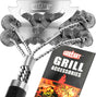 GRILLART Grill Brush for Outdoor Grill Bristle Free - Safe BBQ Grill Cleaner Brush - 18" BBQ Brush for Grill Cleaning Kit