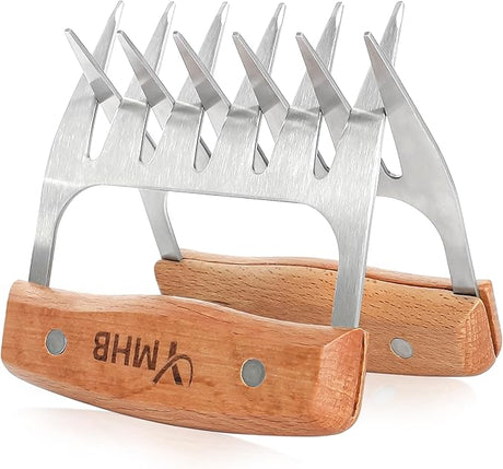 Metal Meat Shredder Claws - BBQ Grilling Gifts for Men & Women, Shredding Claws for Pulled Pork - Christmas Gifts for Dad,