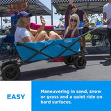Creative Outdoor Push Pull Stroller Wagon for Kids, 250lbs Weight Capacity, XXXL Monster Series, Collapsible Giant