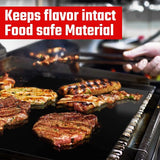KITCHEN PERFECTION Safe Wire Grill Brush for Outdoor Grill w/Grill Scraper & Grill Mat Grill Cleaning Kit -Extended Handle