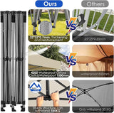 COBIZI 10x20 Canopy with Sidewalls, Heavy Duty Party Tent Pop up carpas para Fiestas, Tents for Parties, Wedding, Outdoor