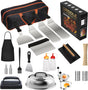 120 Pcs Griddle Accessories Kit for Blackstone - Perfect Flat Top Grill Accessories for Outdoor, Professional Round Melting
