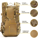 Raven Supply Tactical MOLLE Rucksack, alternate view 5