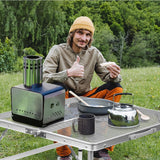 Square Folding Table, Easy for Storage, Compact and Portable Picnic Table for Grill, Outdoor Camping, Garden, Patio, Dining,