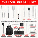 Kaluns Grilling Accessories, Dad Gifts for Christmas Grilling Gifts, Heavy Duty Stainless Steel Grill Set BBQ Grill