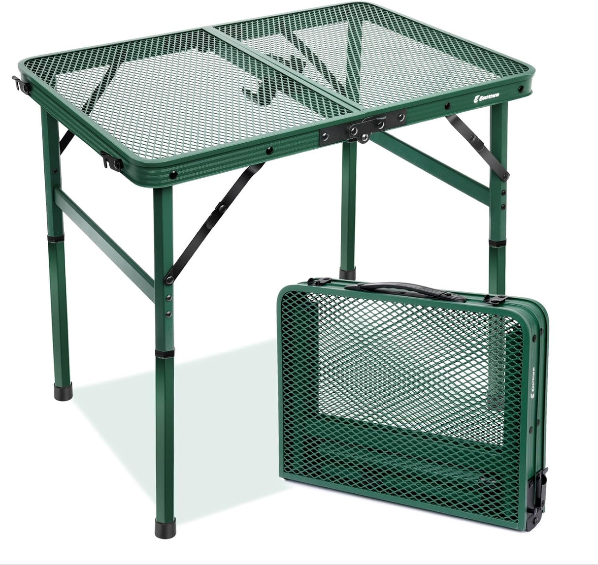 Small Folding Table, Easy for Storage, Compact and Portable Picnic Table for Grill, Outdoor Camping, Garden, Patio, Dining,